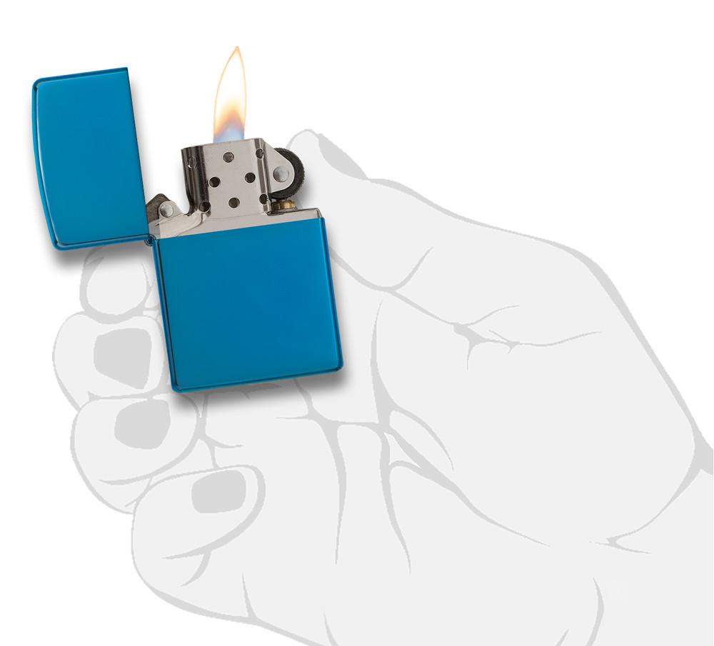 20446, Sapphire High Polish Blue, Classic Case