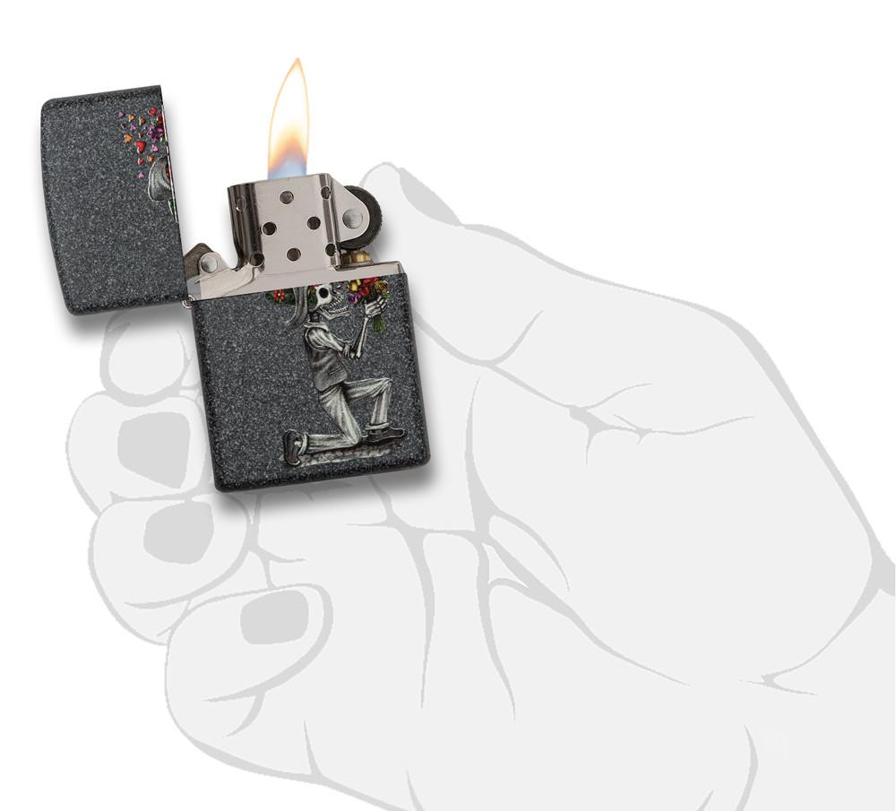 28987, Iron Stone Skeleton Husband and Wife Lighters Set of Two, Color Image, Iron Stone