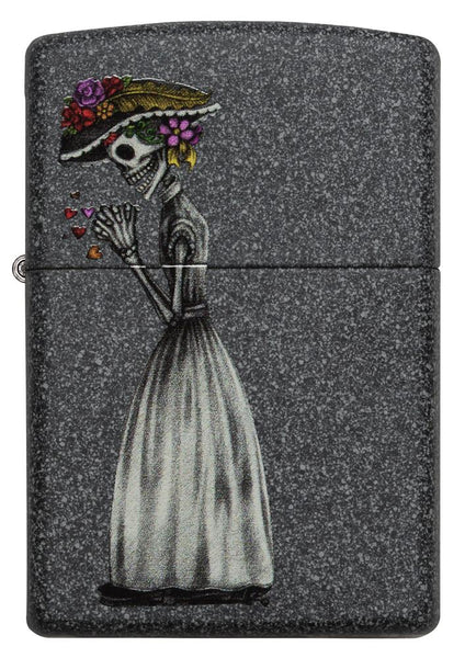 28987, Iron Stone Skeleton Husband and Wife Lighters Set of Two, Color Image, Iron Stone