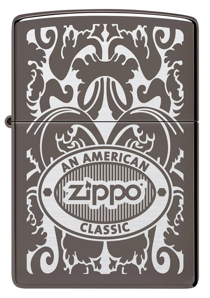 Front view of Zippo American Classic Windproof Lighter.
